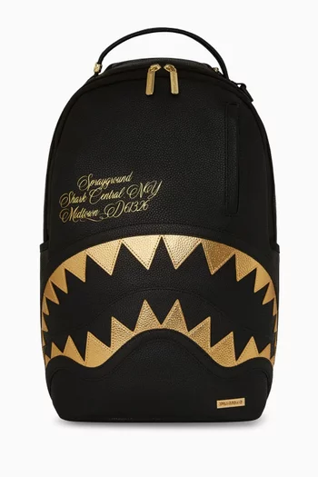 Shark Central Gold Backpack
