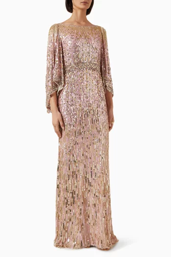 Ines Sequin-embellished Gown