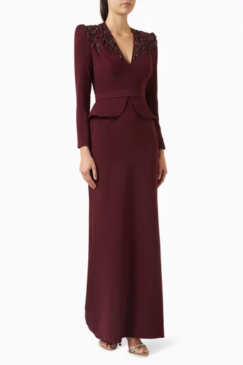 فستان سهرة نايت فلاورينج