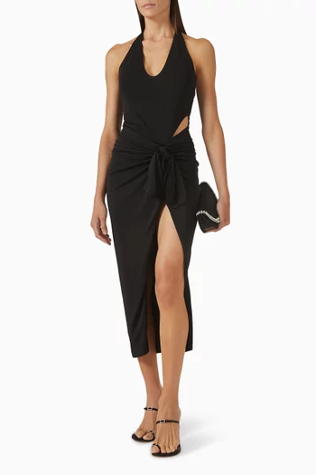 Kai Cut-out Dress in Jersey