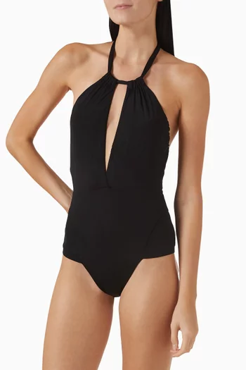 x Sabine Getty High-leg One-piece Swimsuit