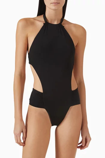 x Sabine Getty Cut-out One-piece Swimsuit