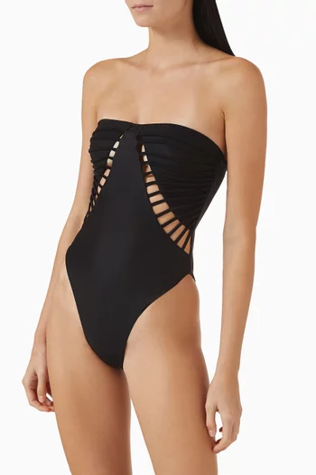 x Sabine Getty Cut-out One-piece Swimsuit