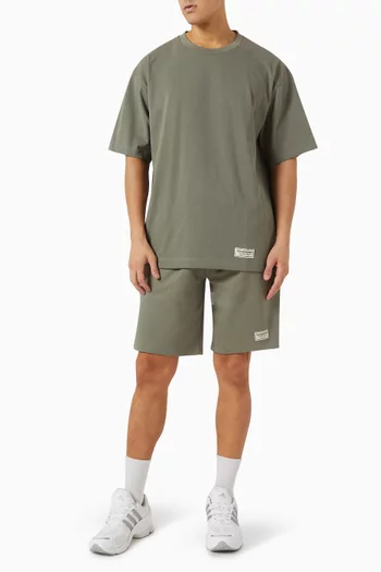 Lounge Shorts in Organic Cotton-blend