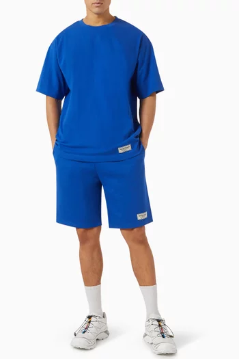 Lounge Shorts in Organic Cotton-blend