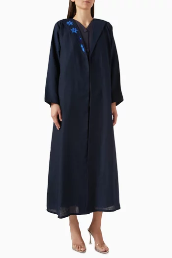 3-piece Abaya Set in Linen