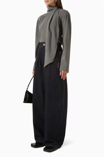 بلوزة لا تشيله مزيج صوف بكر