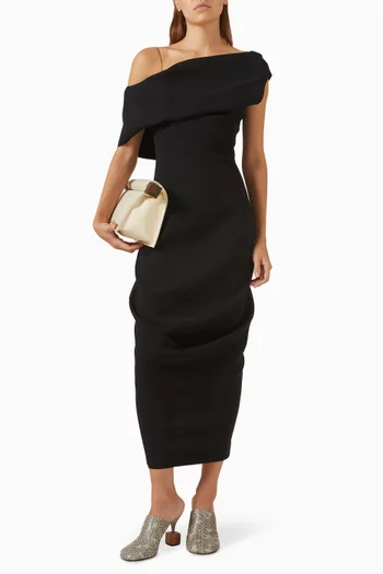 La Robe Pesce Dress in Viscose Crepe