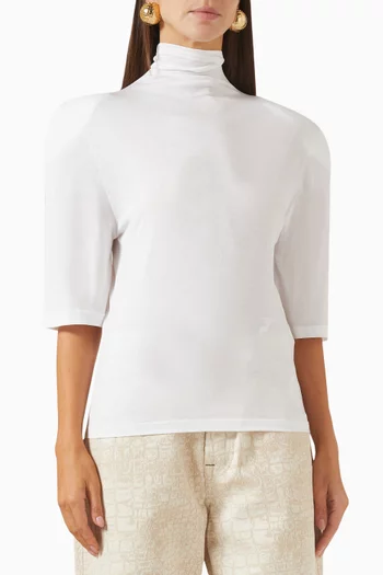 Le T-shirt Spallina in Viscose Jersey