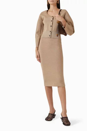 Le Doppio Cardigan in Merino Wool Blend