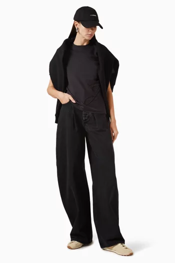 تي شيرت لا جي قطن وجيرسيه