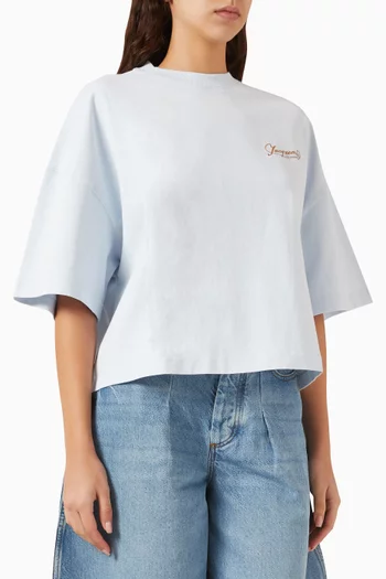 تي شيرت لو كورتو بقصة فضفاضة قطن