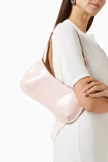 Le Bisou Zip Shoulder Bag in Leather