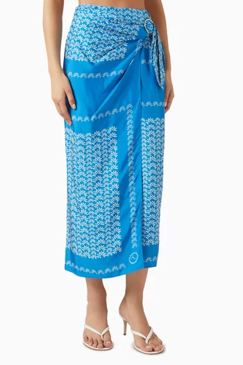 Madison Sarong Midi Skirt