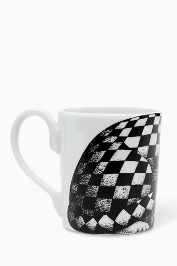High Fidelity Quadrettato Mug in Porcelain