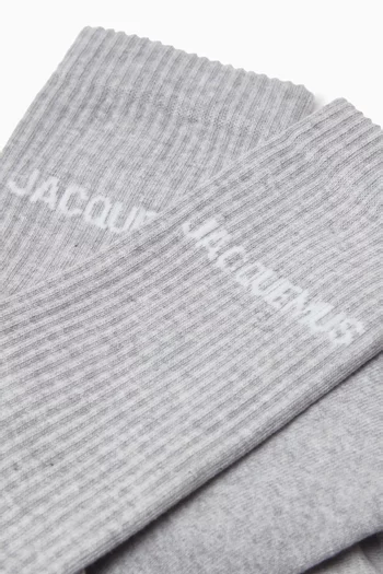 Les Chaussettes Socks in Organic-cotton Blend