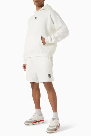Brooklyn Graphic Shorts in Fleece