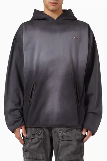 Dégradé-fade Hoodie in Organic Cotton