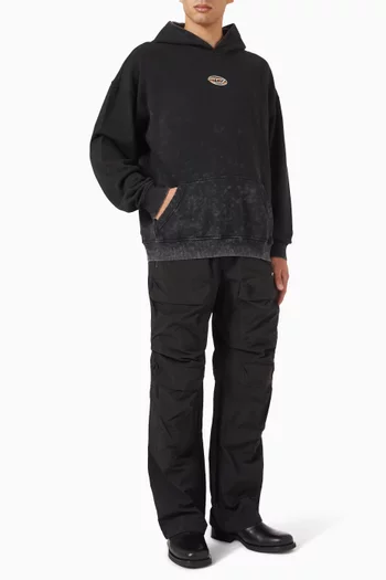 Cut-out Hoodie in Organic Cotton