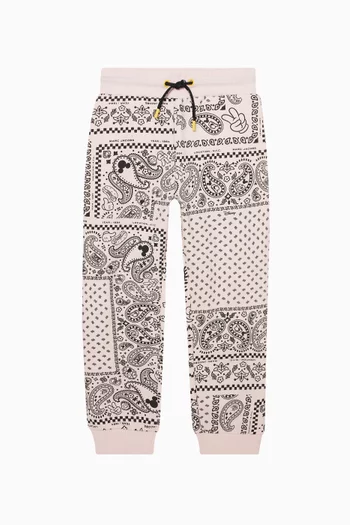 x Disney Mickey Mouse Sweatpants in Cotton