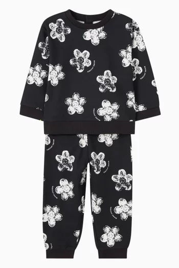 Floral Tracksuit in Cotton