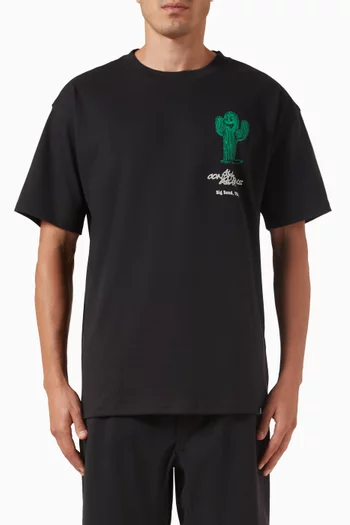 تي شيرت بطبعة صبار مزيج قطن من مجموعة ايه سي جي