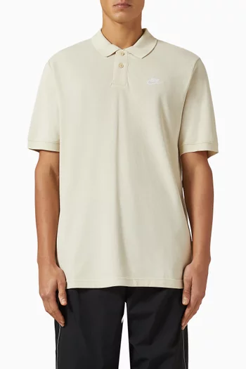 Club Polo Shirt in Cotton Pique