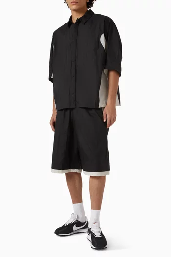 Tech Woven Oversized Shirt