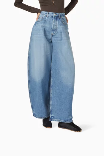 The Tennis Soft Sneakers in Suede & Nylon