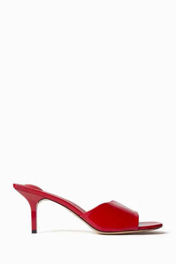 حذاء لي كوبيستو مفتوح من الخلف بكعب 70 مم جلد