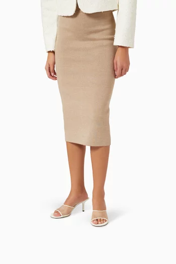 حذاء مفتوح كوبيستو بكعب 70 مم قماش شبكي