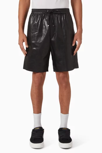 MA Carpenter Shorts in Leather
