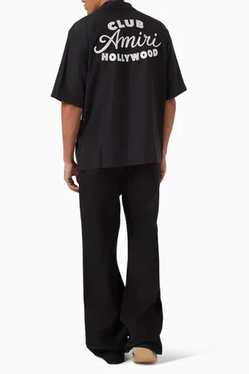 Club Amiri Camp Shirt in Modal-blend