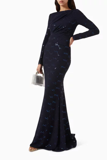Sequin-embellished Mermaid Dress