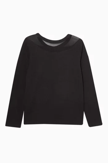 Logo-print T-shirt in Jersey