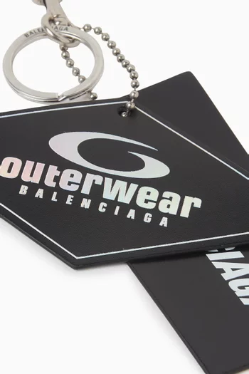 Keyring Charm in Calfskin