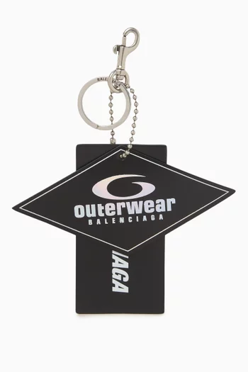 Keyring Charm in Calfskin