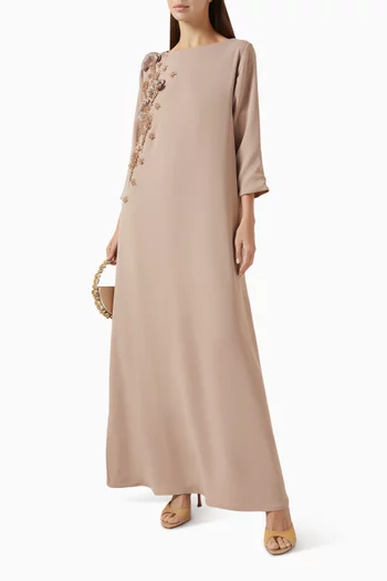 Floral Embellished Kaftan