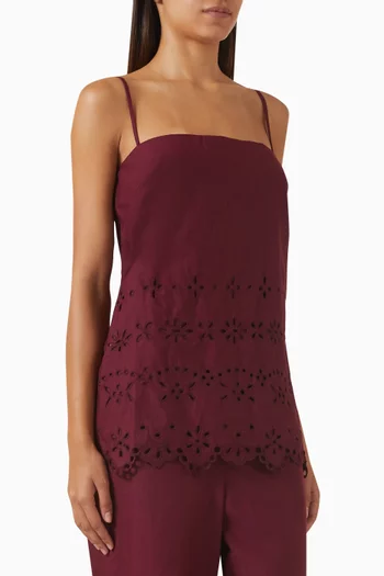 Broderie Anglaise Top