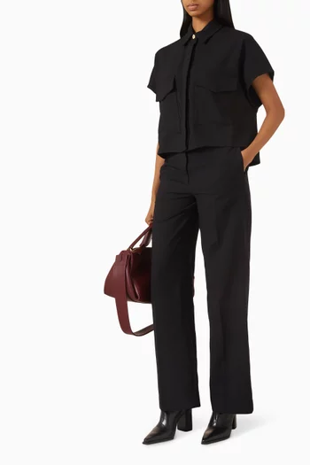 Tancrede Straight-leg Pants in Twill