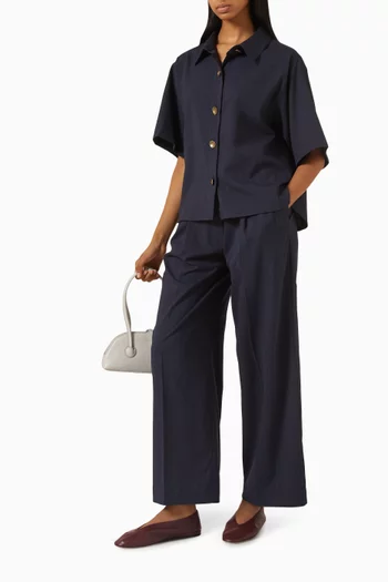 Hojika Pants in Oxford Fabric