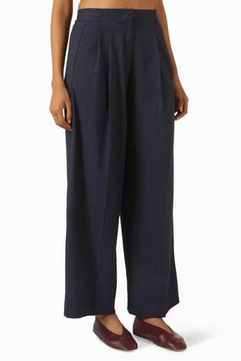 Hojika Pants in Oxford Fabric