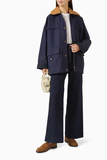 Hugues Pocket Jacket in Cotton-blend