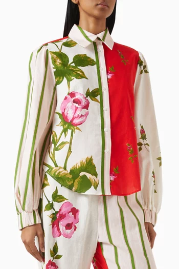Rafferty Shirt in Linen-cotton