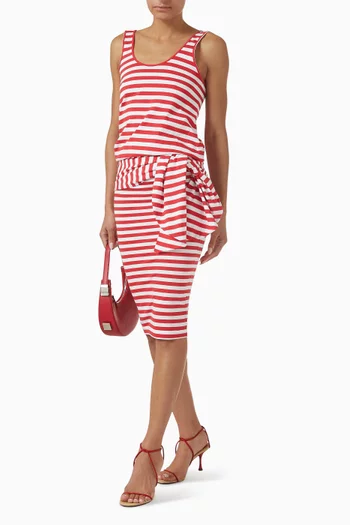 Lola Striped Midi Dress