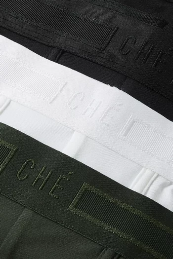 طقم سروال داخلي تينسيل مودال مطاطي، 3 قطع