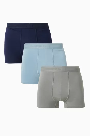 طقم سروال داخلي مودال مطاطي، 3 قطع