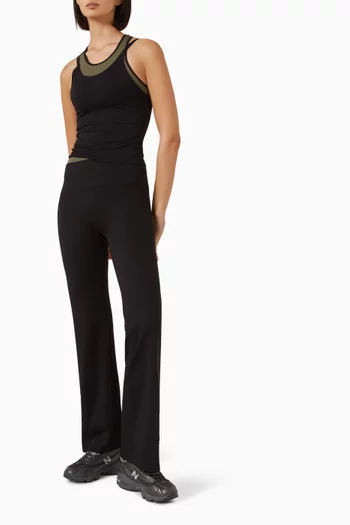 Wander Flare Leggings in Nylon Blend
