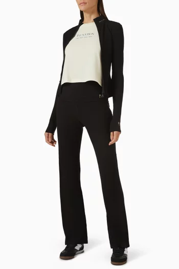 Social Club Leggings in Rib Jersey