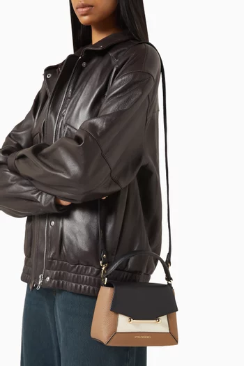 Nano Mosaic Tricolour Top-handle Bag